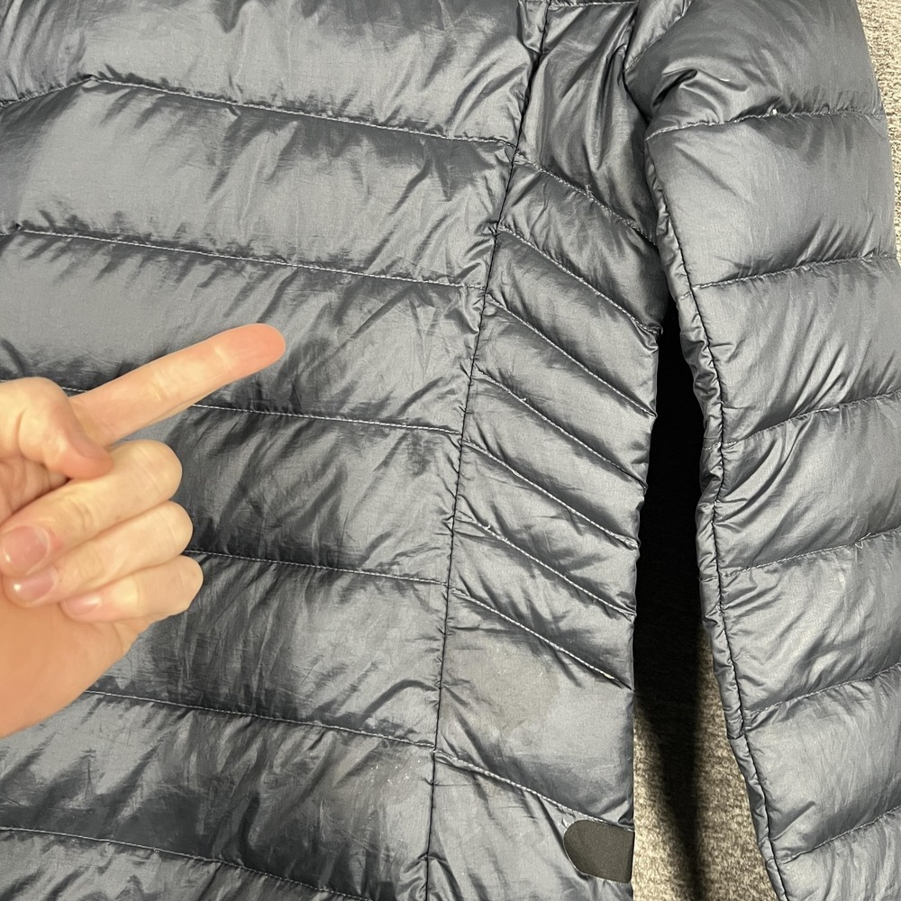 Patagonia Down‎ Sweater Coat Womens Small Blue Long Puffer Warm Jacket STY 28409 - Picture 11 of 13